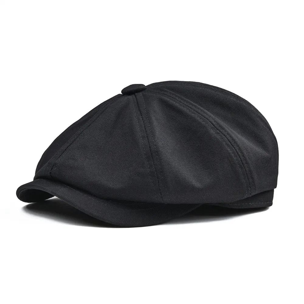 Sentinum Klassische Newsboy Cap – Große 8-Panel Baumwoll Gatsby Mütze für Männer