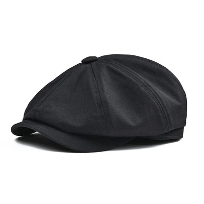 Sentinum Klassische Newsboy Cap – Große 8-Panel Baumwoll Gatsby Mütze für Männer