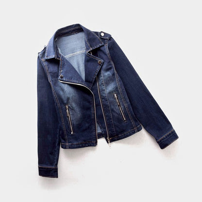 Freya Denim Zip-Jacke