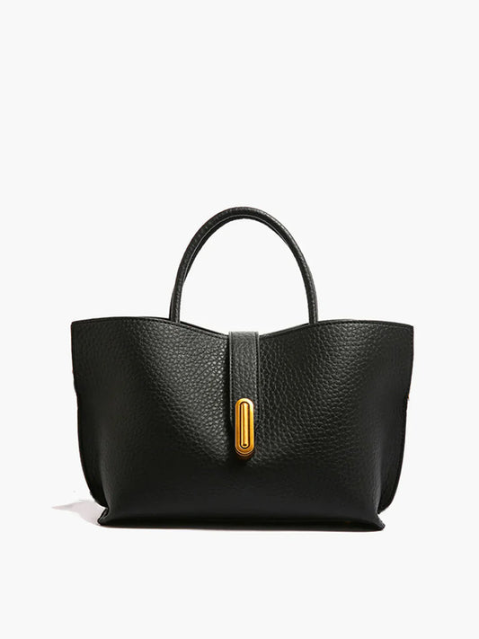 All-Match Top Handle Textured Schultertasche