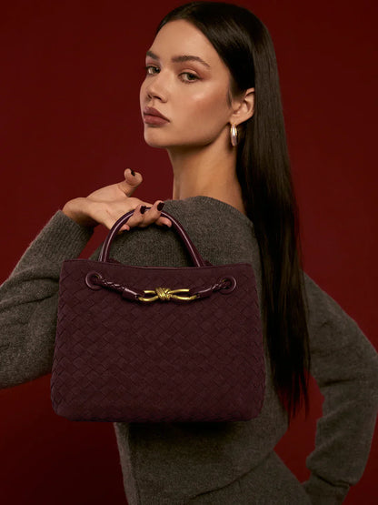 Immer schicke Wildleder Woven Tote Bag