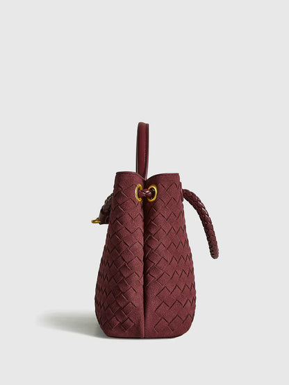 Immer schicke Wildleder Woven Tote Bag