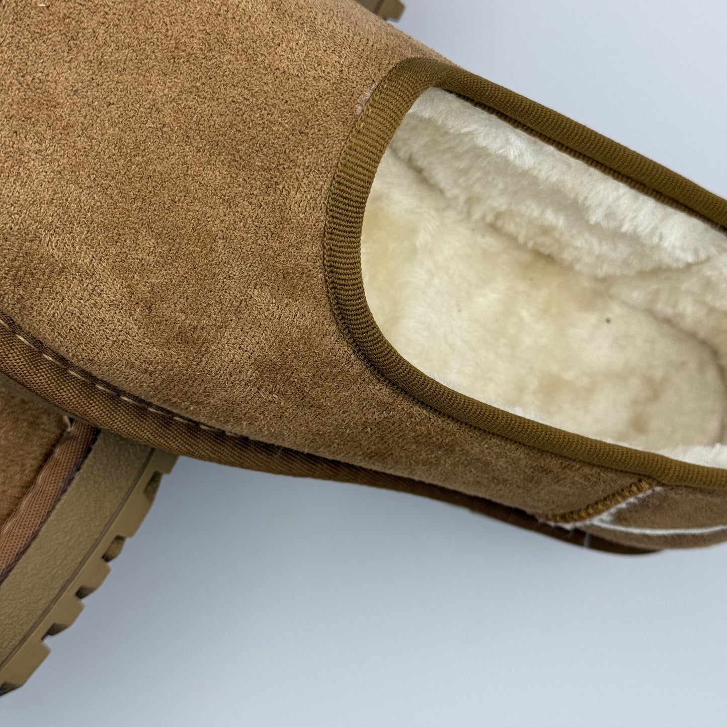 Gemütliche Schneefell-Lederloafer für Frauen