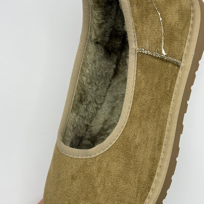 Gemütliche Schneefell-Lederloafer für Frauen