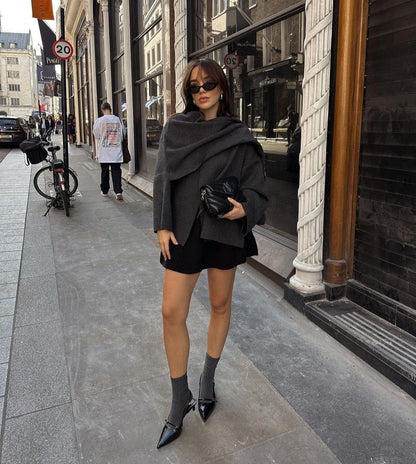 Mystique & Co™ Gilet Écharpe Chic