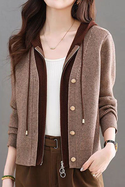 Falscher zweiteiliger geschnittener Cardigan