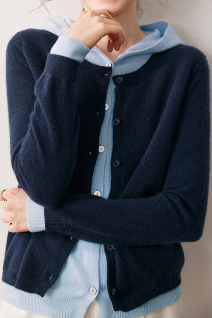 Lässiger vielseitiger Fake-Zweiteiler Cardigan