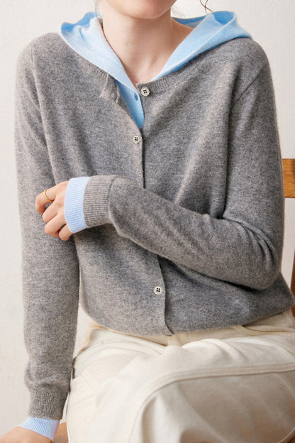 Lässiger vielseitiger Fake-Zweiteiler Cardigan