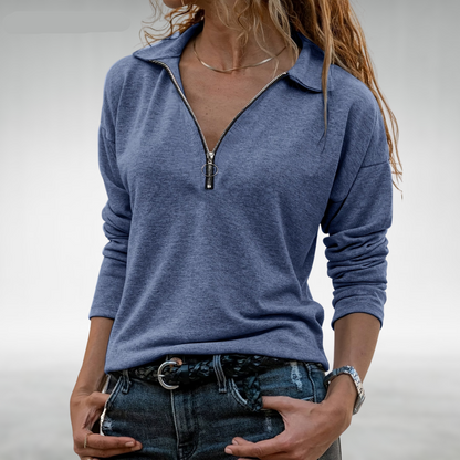 Nadine | Damen-Half-Zip-Pullover