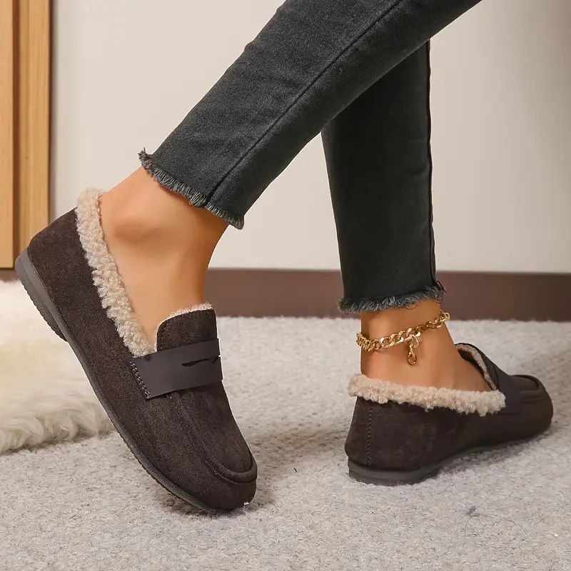 Aria Gemütliche Fell-Laufschuhe