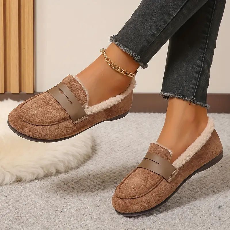 Aria Gemütliche Fell-Laufschuhe