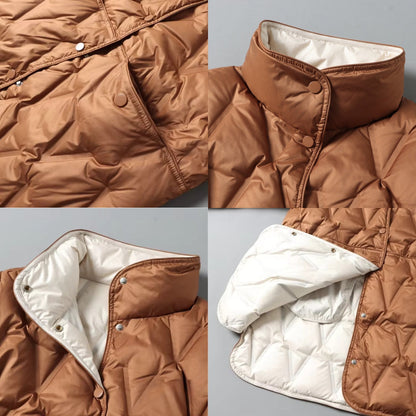 Nordische gesteppte Daunenjacke