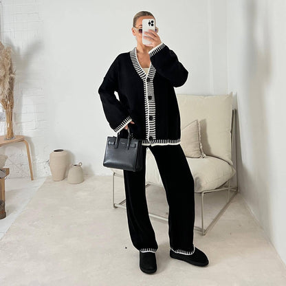 Roxane™ - LUXE GEMÜTLICHES ZWEITEILIGES SET MIT LOCKERER PASSFORM