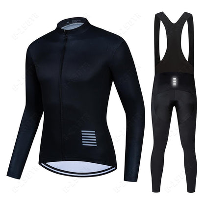 Professionelles Langarm-Radsportbekleidungsset