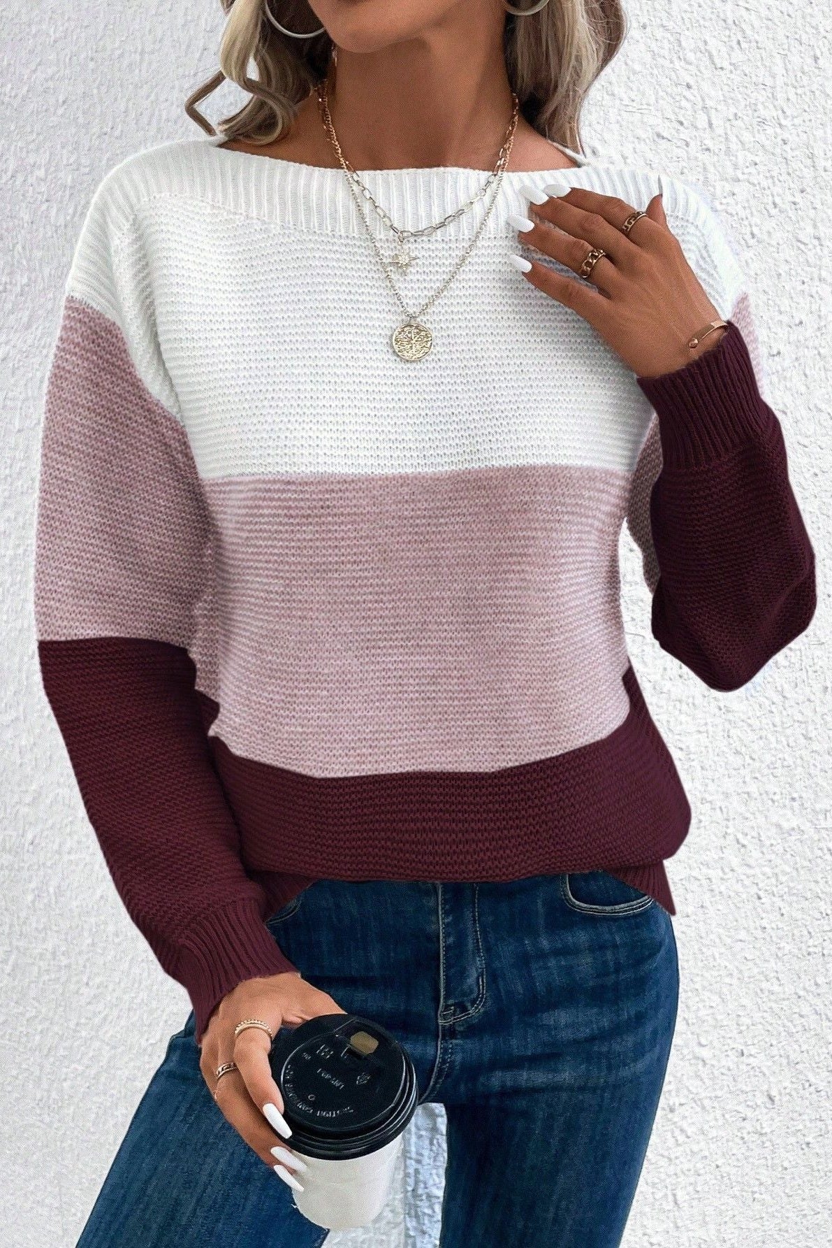 Soria Wollmischung Pullover mit weichem Griff