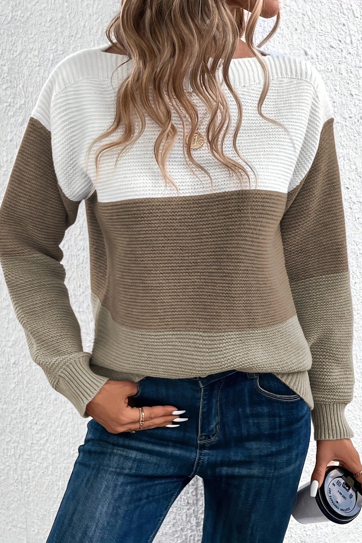Soria Wollmischung Pullover mit weichem Griff