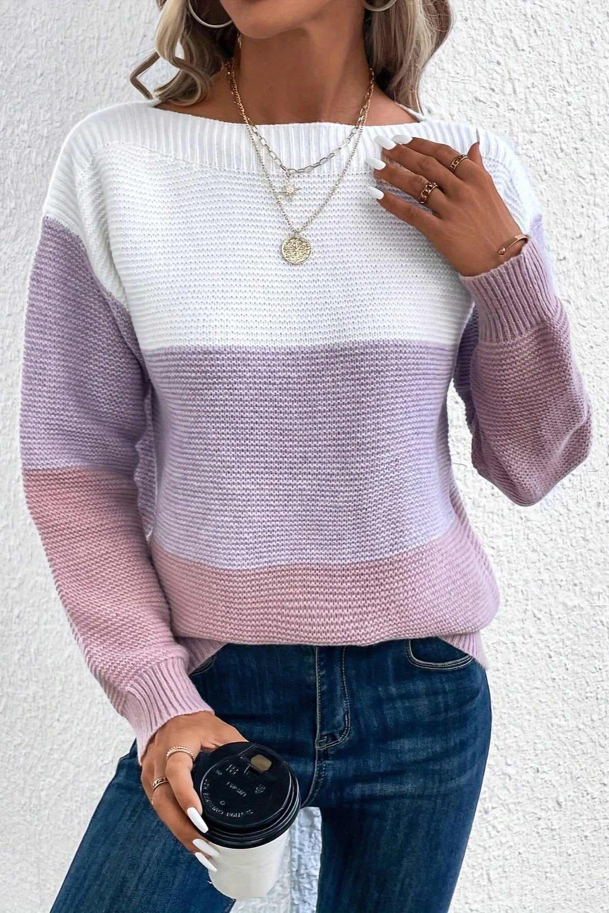 Soria Wollmischung Pullover mit weichem Griff