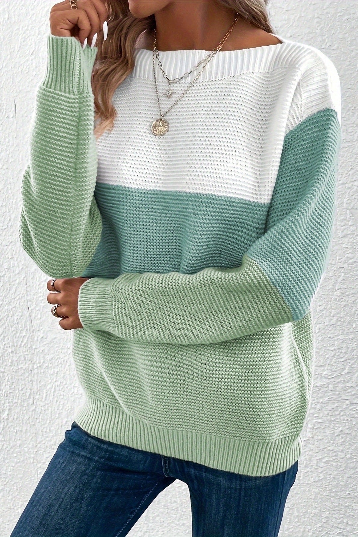 Soria Wollmischung Pullover mit weichem Griff