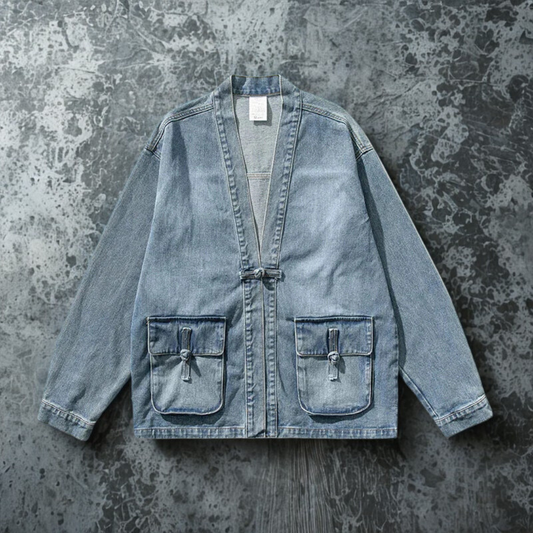 Vintage-Wasch-Denim-Kimono