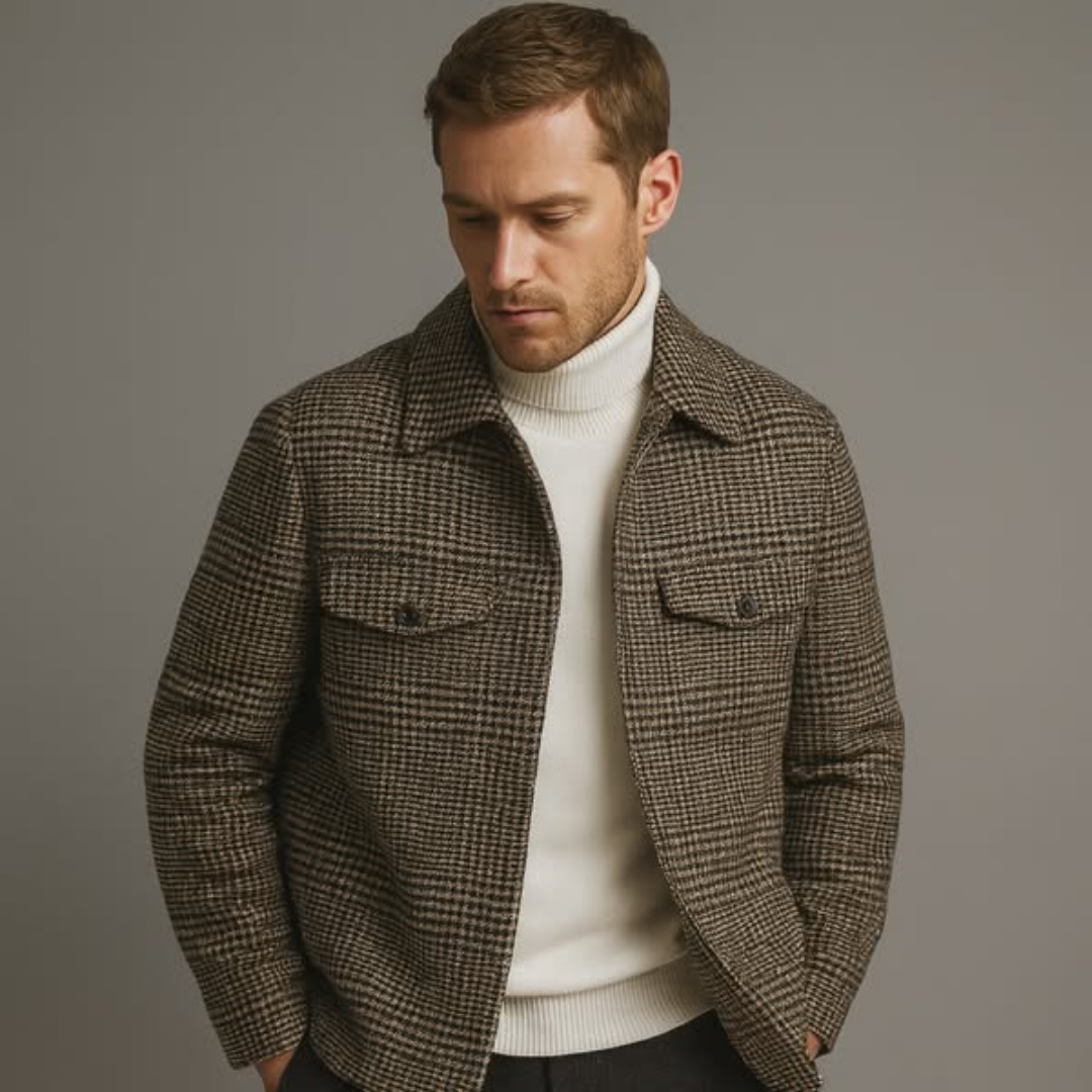 Hudson Karo Kurzmantel