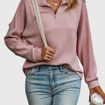 Abigail™ | Eleganter Pullover mit Reißverschluss