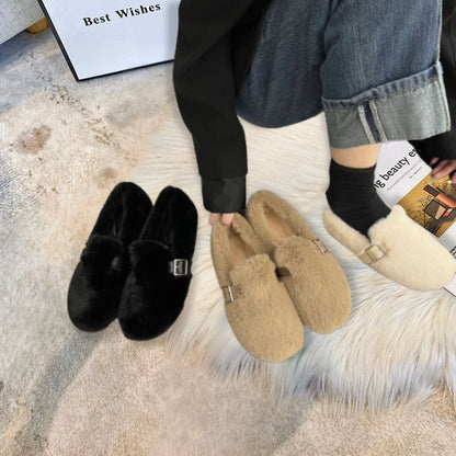 Gemütliche Winter-Fell-Slipper
