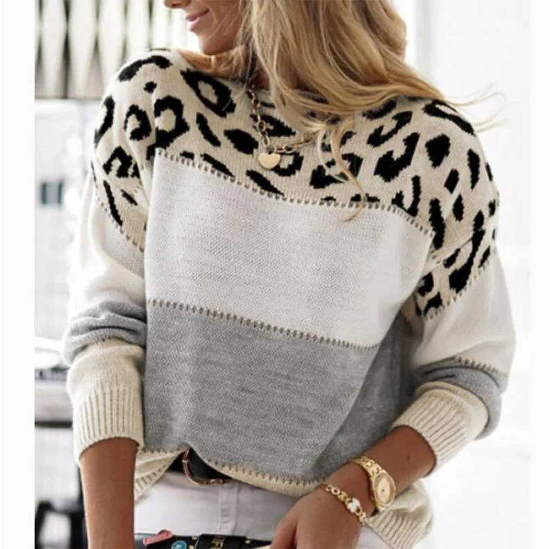 Sophie | Stilvoller Pantherpullover