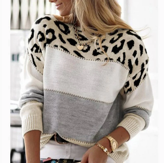 Sophie | Stylischer Pantherpullover