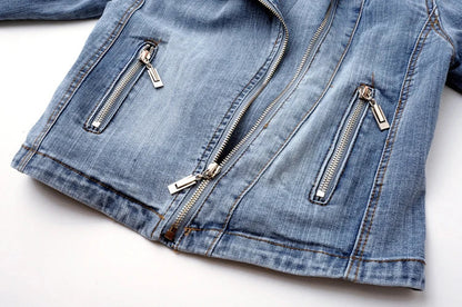 Freya Denim Zip-Jacke