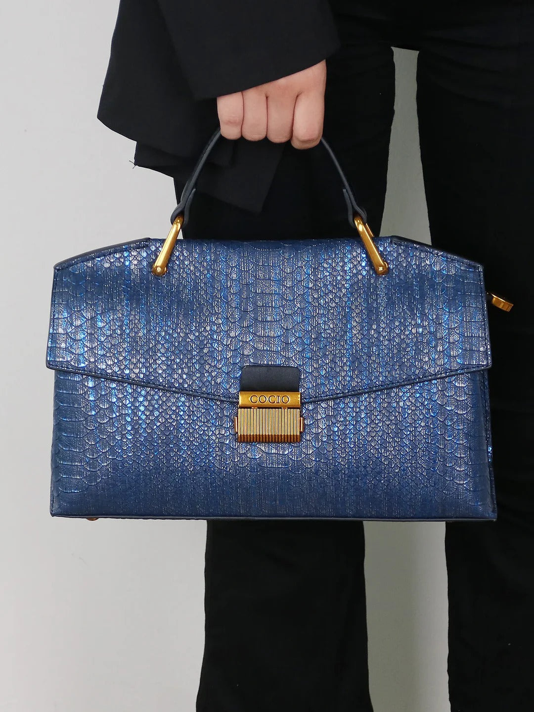 Prägung Schlangen-Muster Tasche