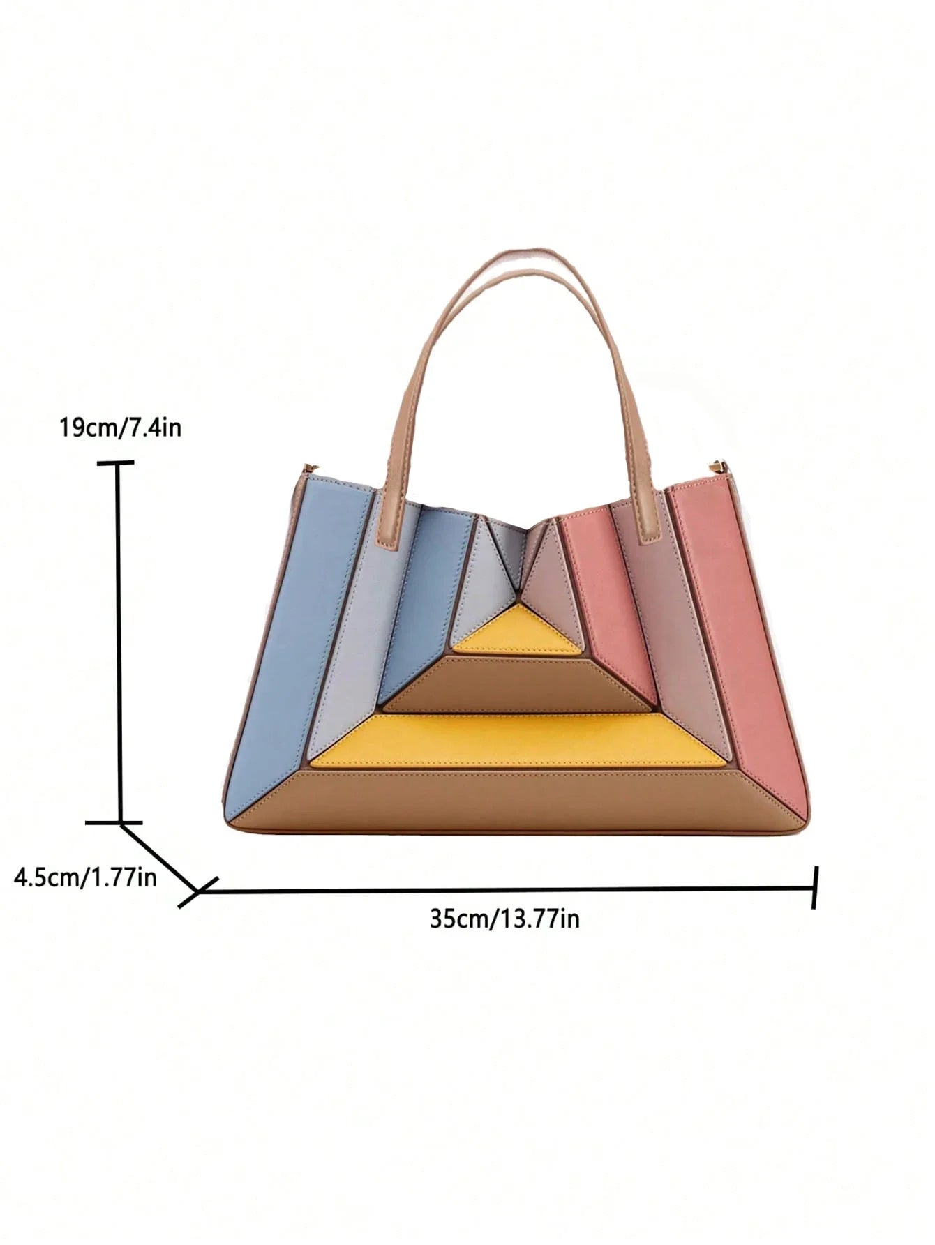 Amber-Farben-Blocktasche