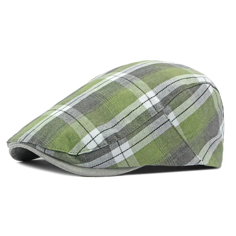 Ludlow Bedruckte Newsboy Cap – Polyester Schirmmütze mit Künstlerischem Druck, Maler-inspiriertes Design für Alle Jahreszeiten