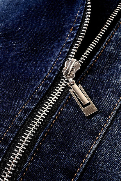 Freya Denim Zip-Jacke