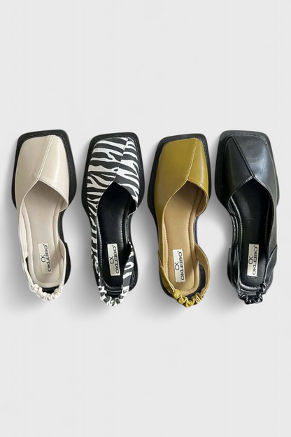 ELYRA™ | Gequiltete Quadrat-Zehen-Sneaker