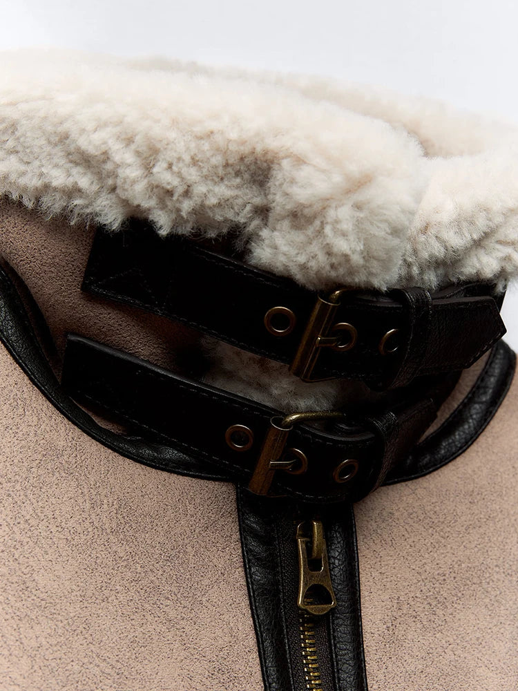 Gekürzter Sherpa-Mantel