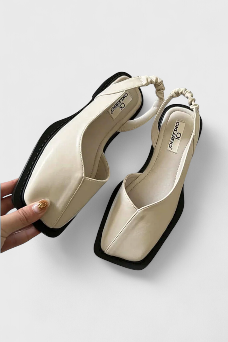 ELYRA™ | Gequiltete Quadrat-Zehen-Sneaker