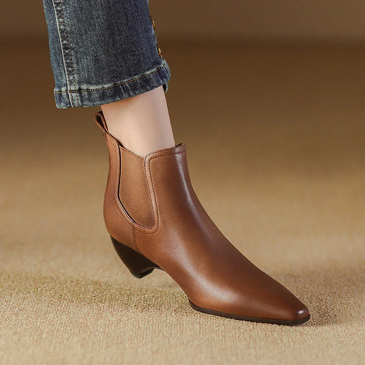 Laira Echtes Leder Stiefel