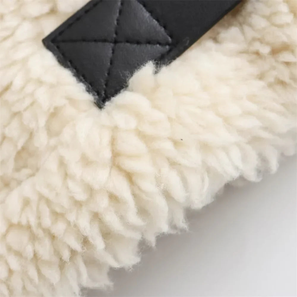 Fleece Bikerjacke