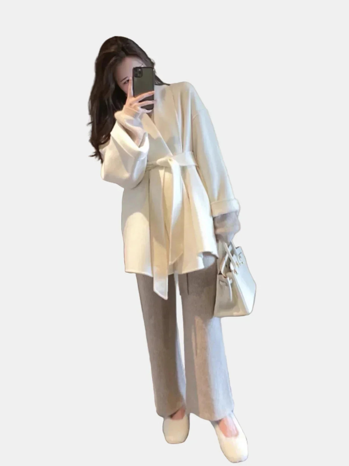 Freya Handgemachter Mantel – Elegantes & Einzigartiges Design