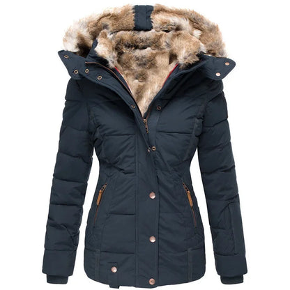 Mystique & Co™ Winterjacke mit Kapuze und Fell