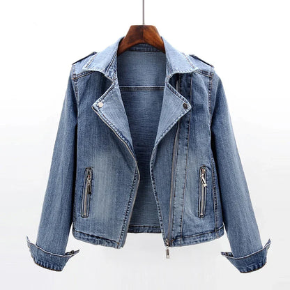 Freya Denim Zip-Jacke