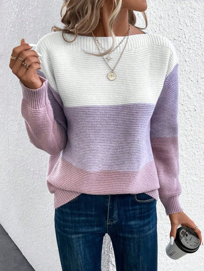 Sophie | Figurbetonter Ombre Pullover