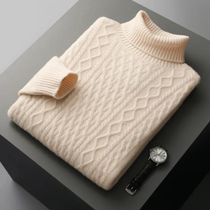 Radcliffe Merinowolle Rollkragenpullover