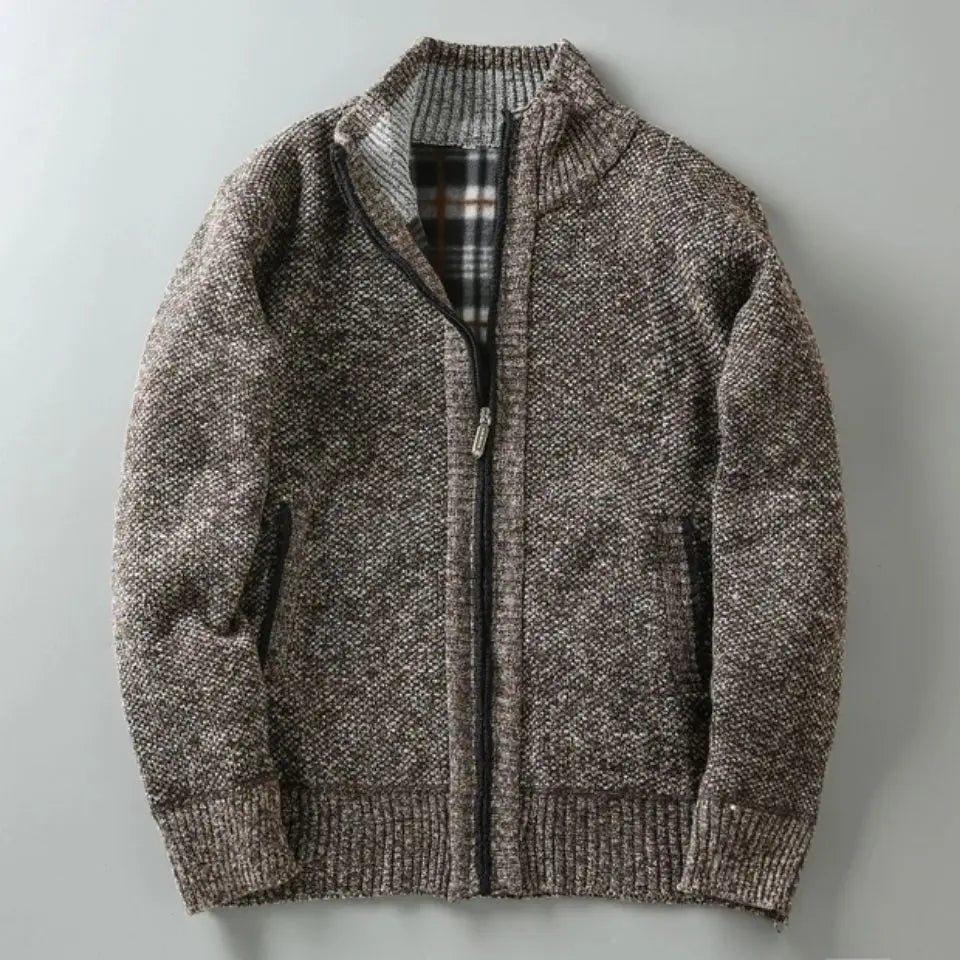 Waldarbeiter Zip-Pullover