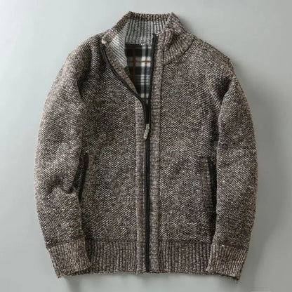 Waldarbeiter Zip-Pullover