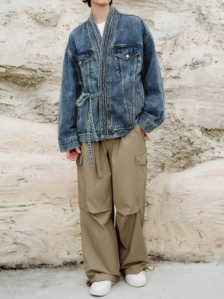 Thornell Gewaschene Jeansjacke