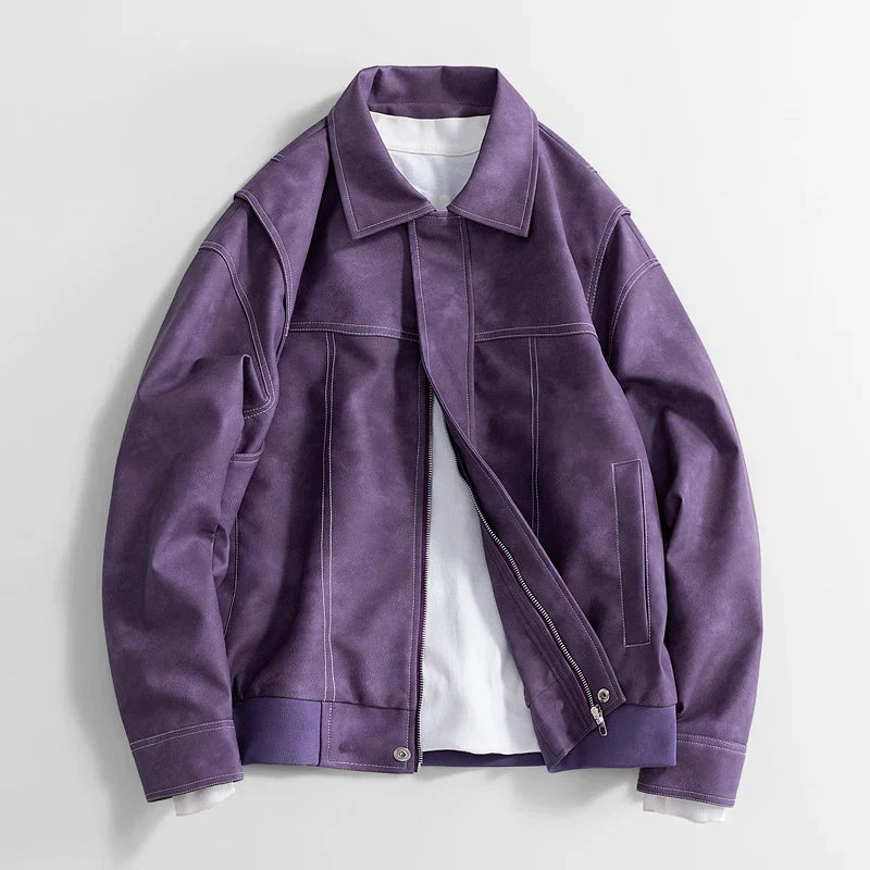 Hafford Klassische Lederjacke
