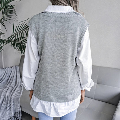 Ellsworth Calloway Gestrickte Wollweste