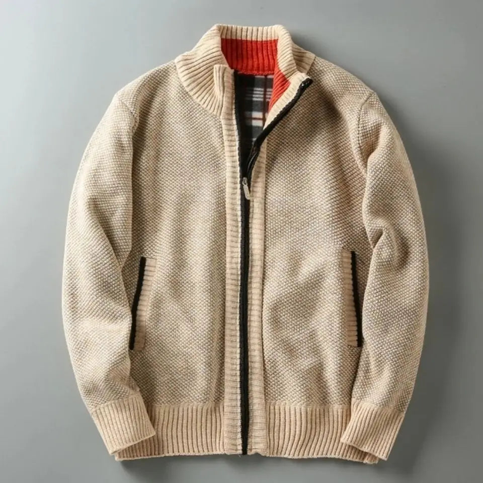 Waldarbeiter Zip-Pullover