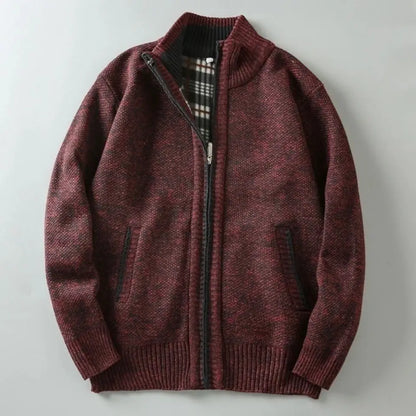 Waldarbeiter Zip-Pullover